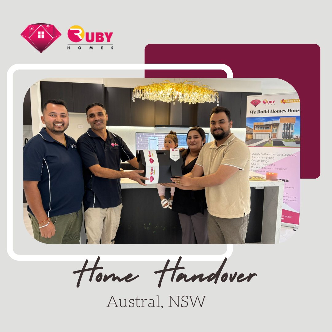 Ruby - 🎉 Handover Complete in Austral! 🏡 Another stunning Ruby Home ...