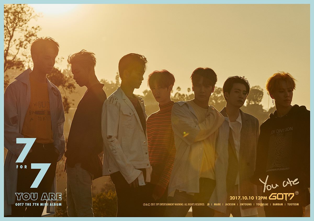 GOT7 <7 for 7> TEASER IMAGE #GOT7 #갓세븐 #7for7 #YouAre