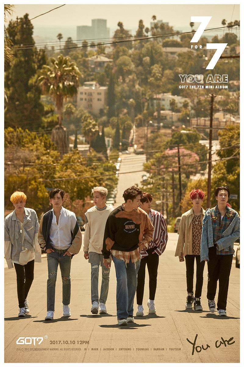 GOT7 <7 for 7> TEASER IMAGE #GOT7 #갓세븐 #7for7 #YouAre