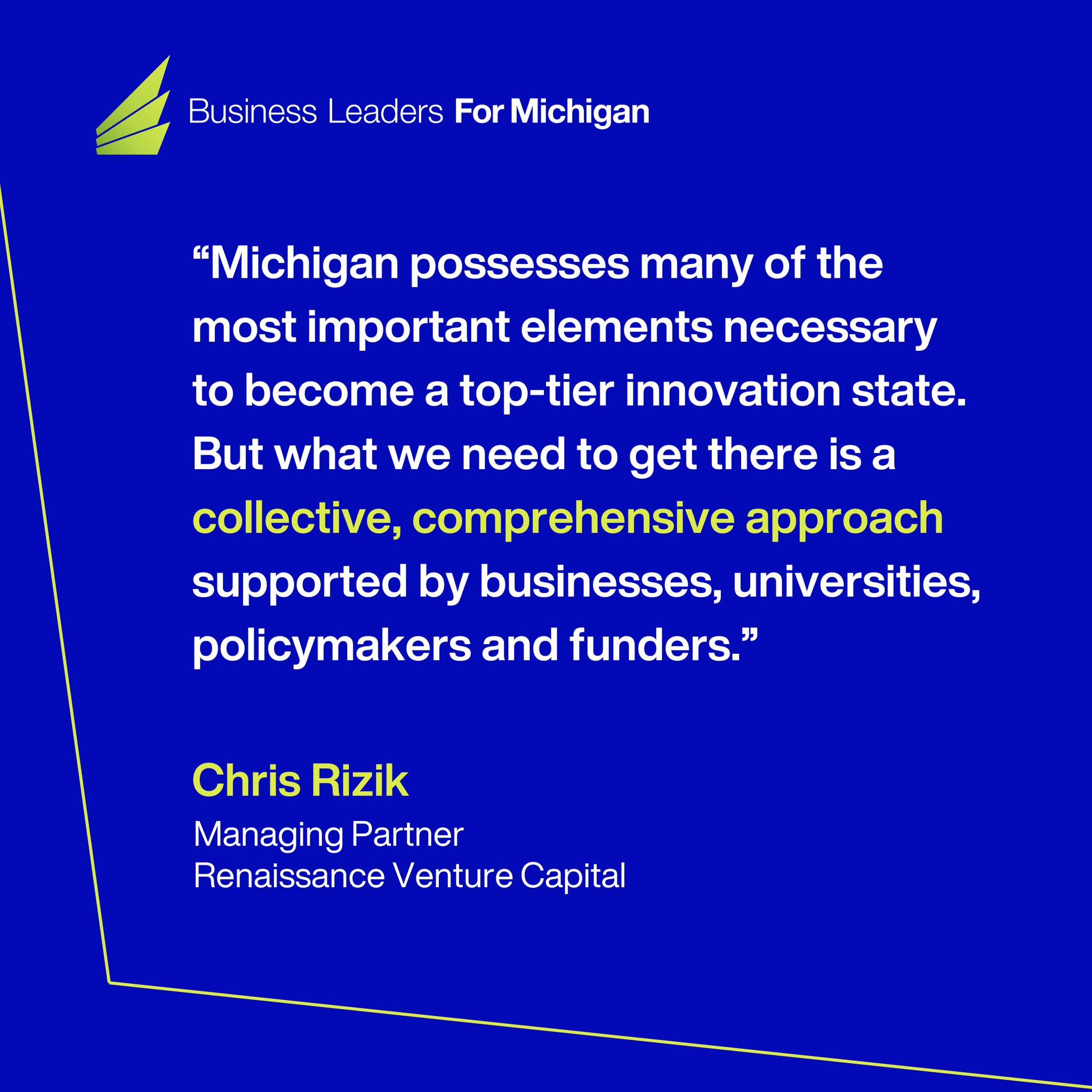 Our first-of-its-kind... - Business Leaders For Michigan | Facebook