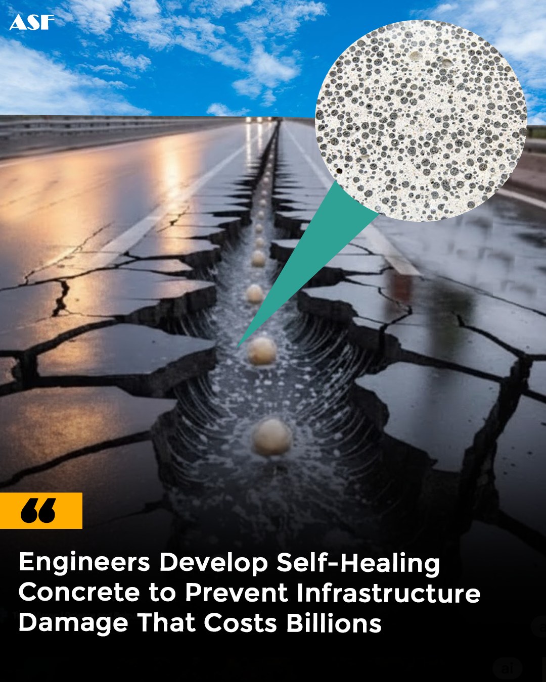 Amazing - Civil engineers have unveiled a breakthrough material ...