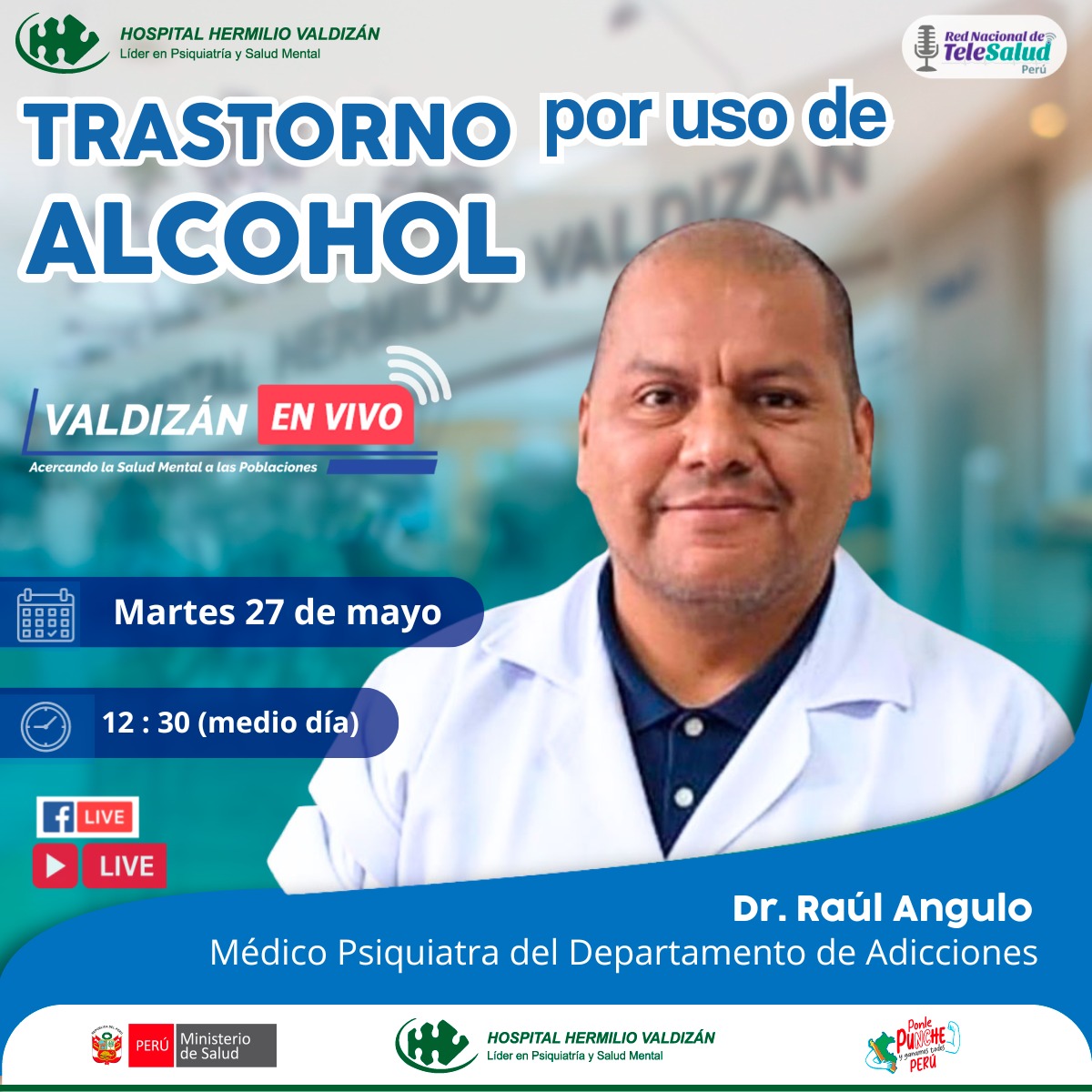 Hospital - ¡No te pierdas esta nueva edición de Valdizán en vivo! 📆 ...