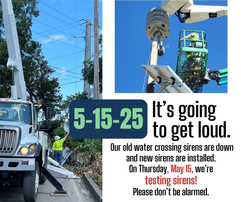 Comal County siren testing on July 17