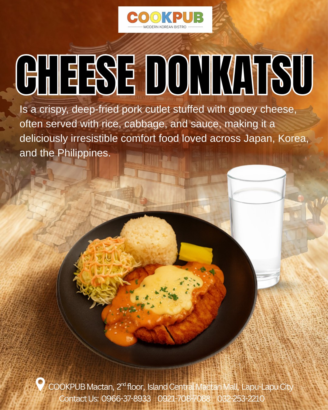 CookPub - Discover the ultimate comfort food with our Cheese Donkatsu ...