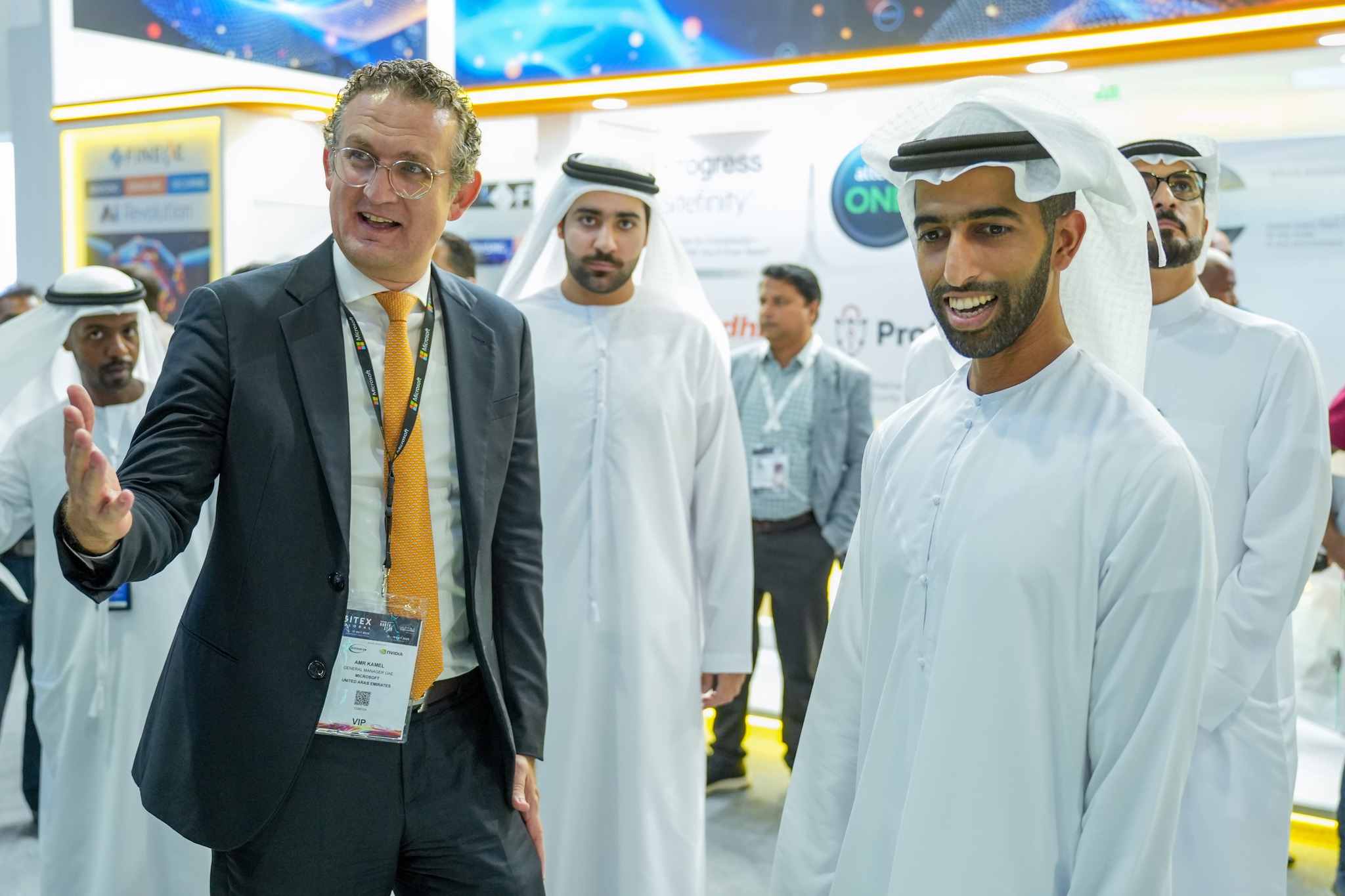 Microsoft - Honored by the visit of Sheikh Khalid bin Saud Al Qasimi ...