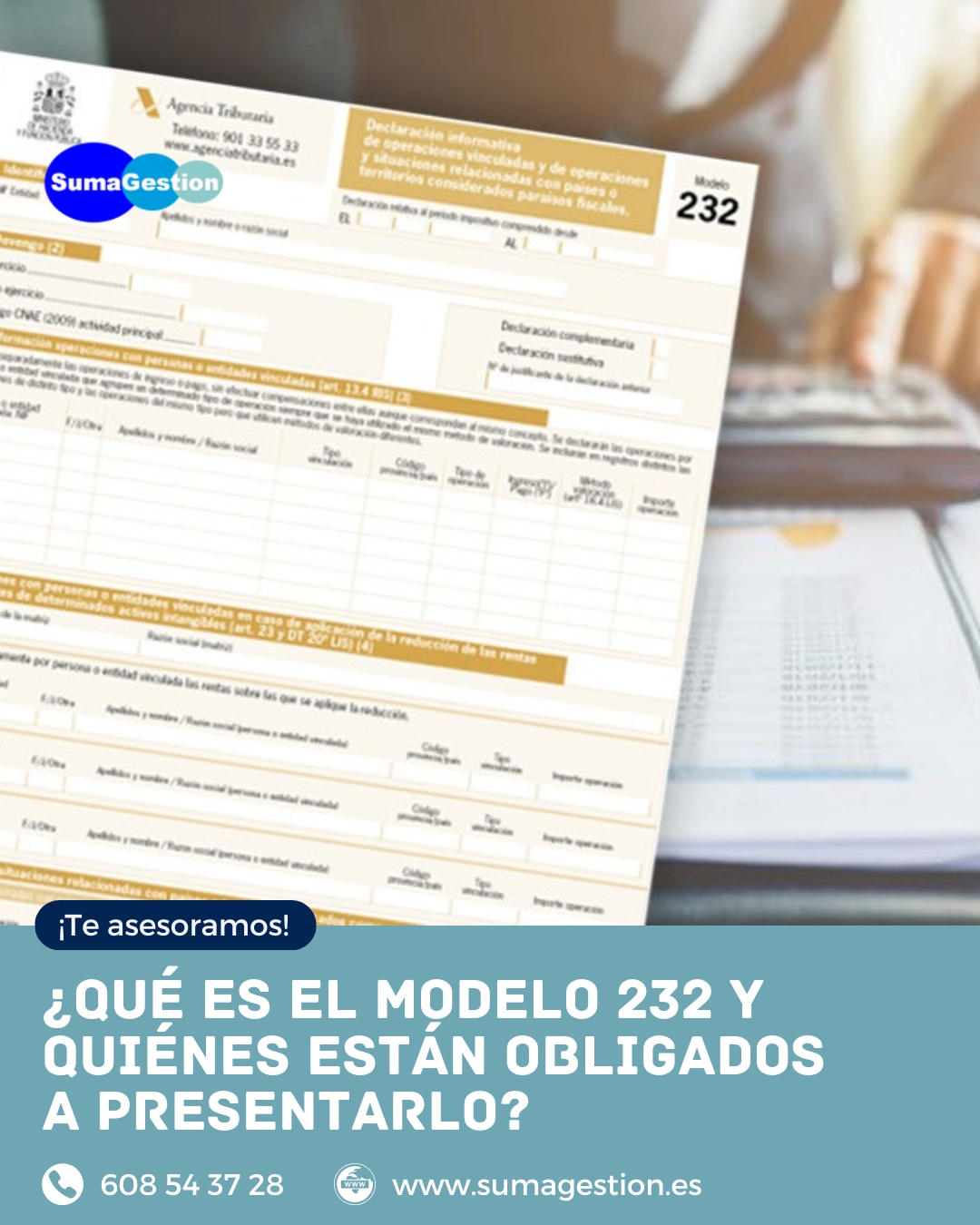 Asesoría - ¿Qué es el Modelo 232 y quiénes están obligados a ...