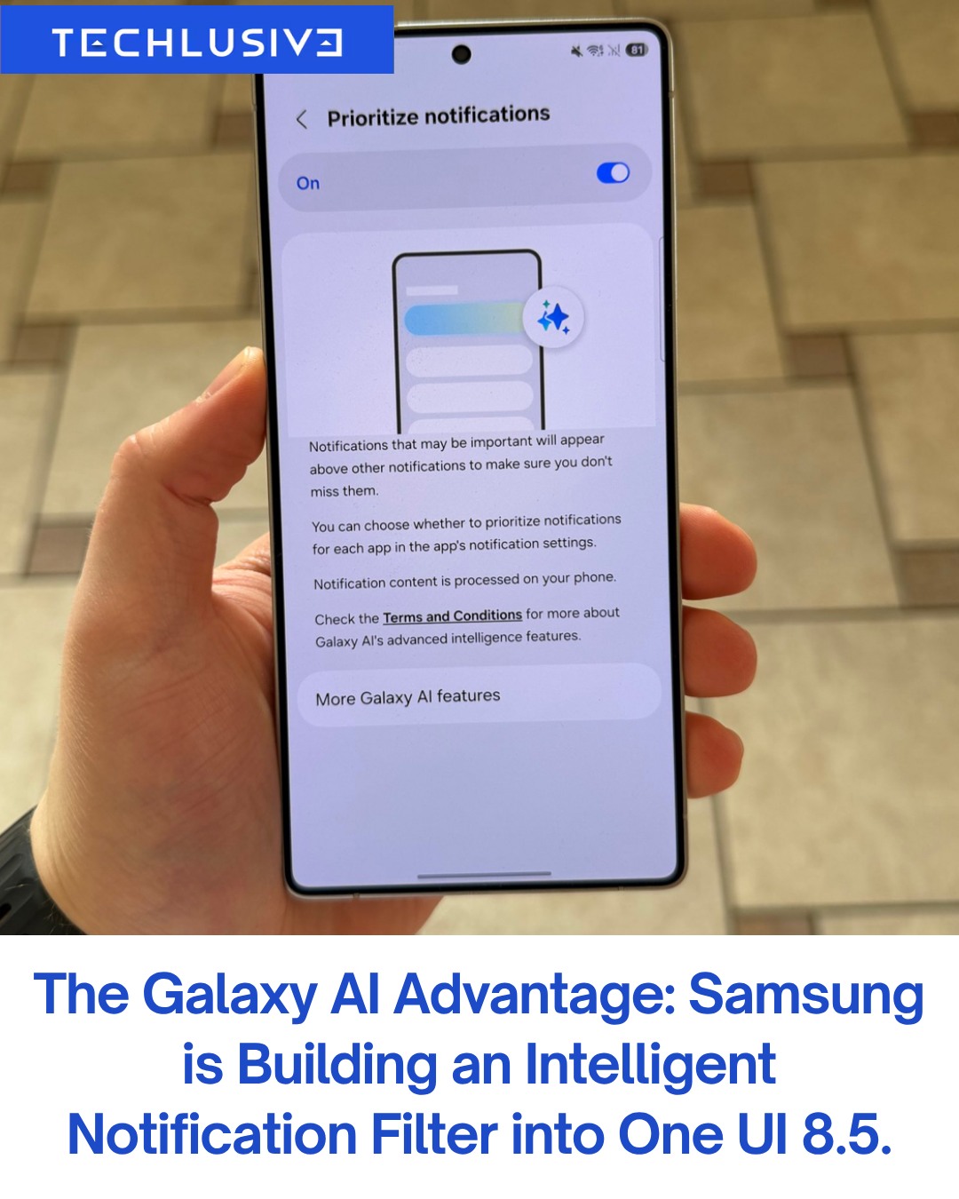 Techlusive - Samsung’s New AI Trick: “Priority Notifications” Coming ...