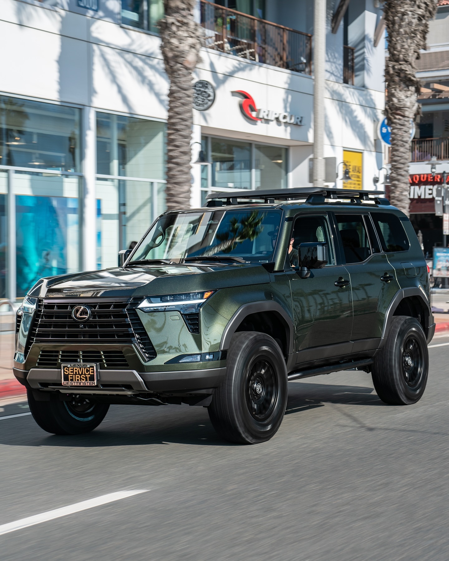 Nori Green Pearl #LexusGX Overtrail with upgrades from ICON