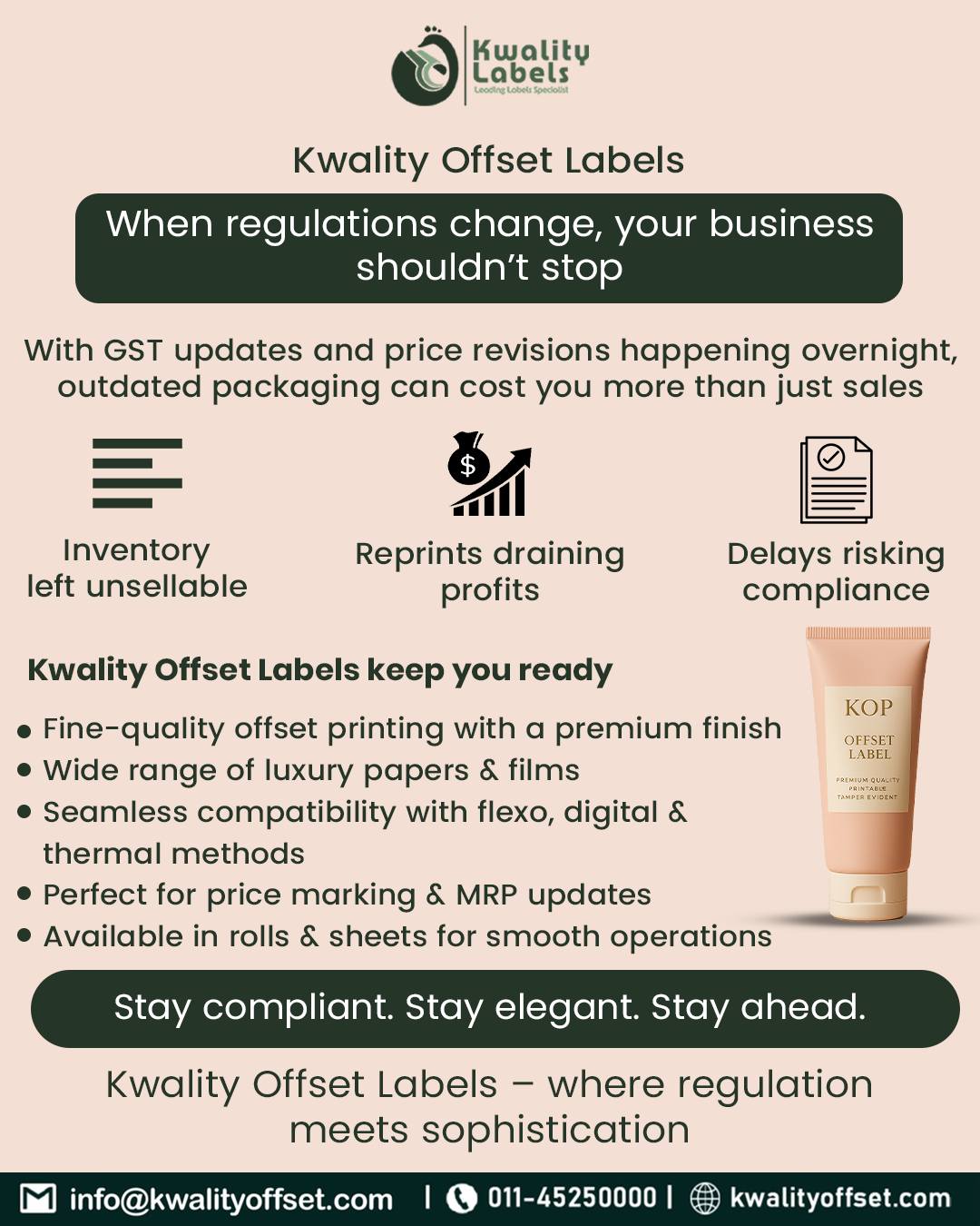 Kwality - When regulations change, your business shouldn’t stop. At ...