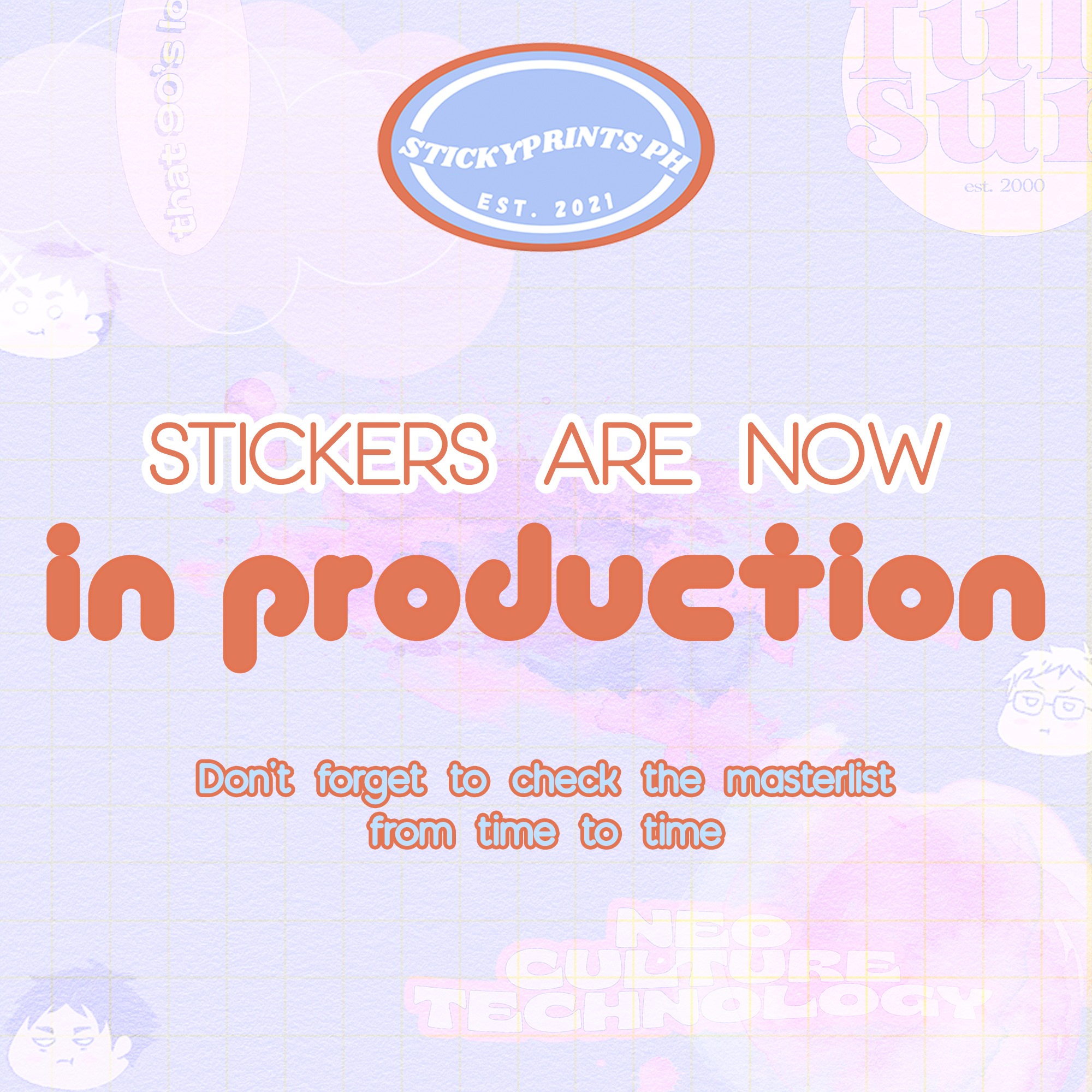 UPDATE: Batch 1 Stickers are now in... - Sticky Prints PH