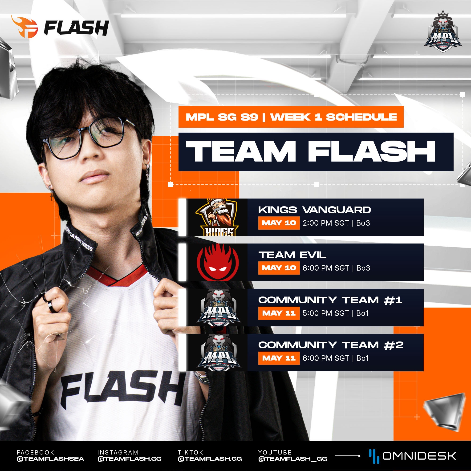 Team - Team Flash is back and ready to light up MPL SG Season 9! 🔥 ...