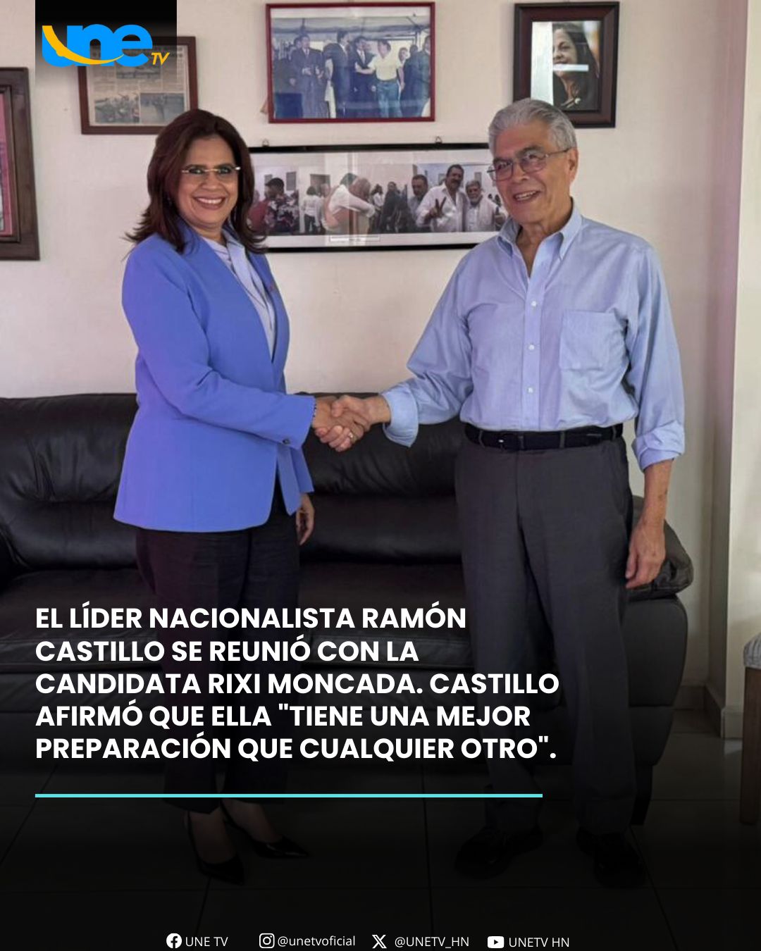 UNE TV - #UNETV | El líder nacionalista Ramón Castillo se... | Facebook