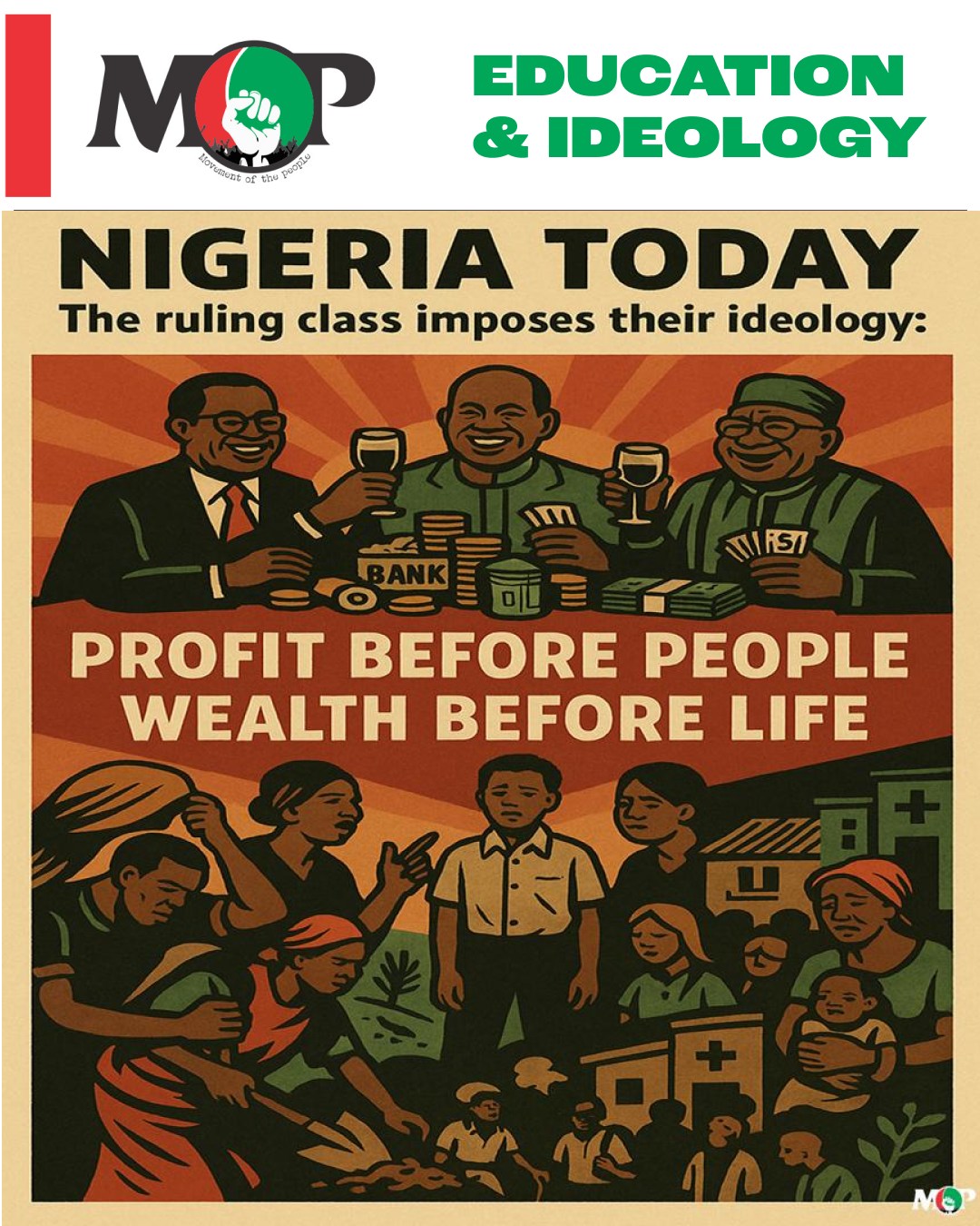 Movement - *MOP Ideology* Unity is the only way to take the knees off ...
