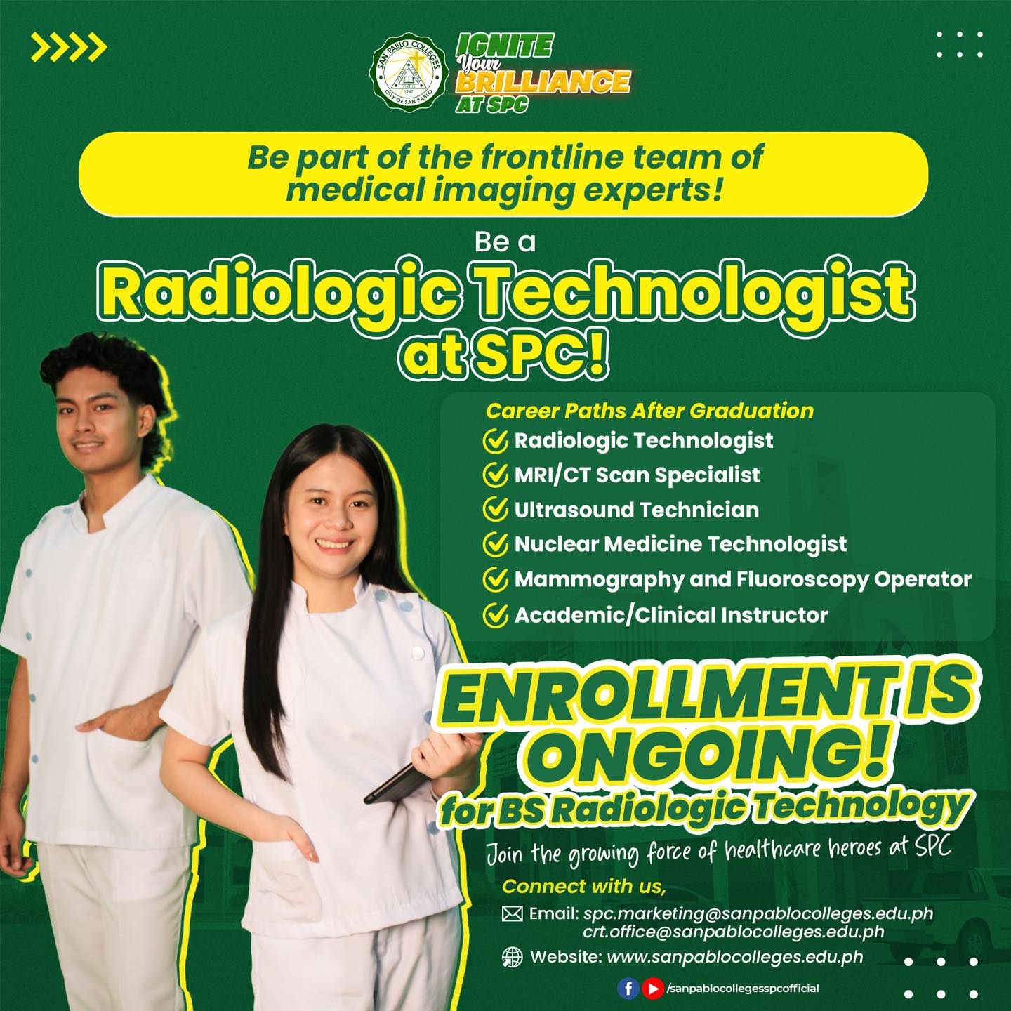SPC College of Radiologic Technology | San Pablo City