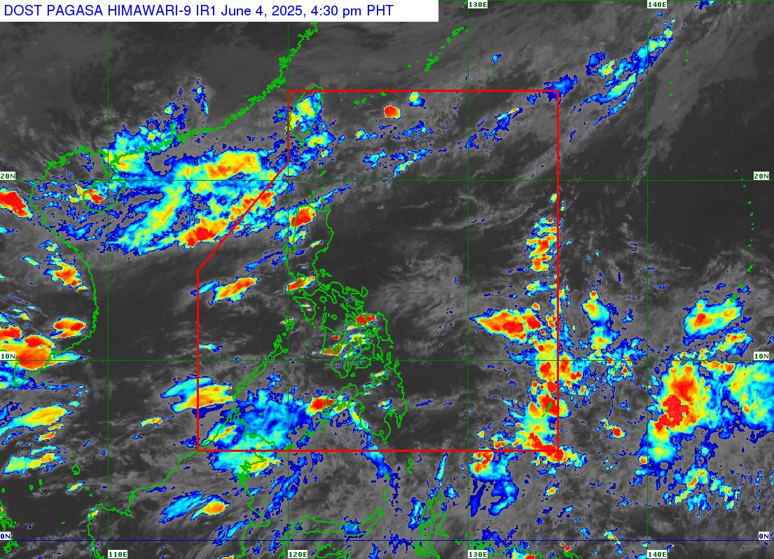 Sunstar - WEATHER UPDATE: As of 5:00 PM on June 4, 2025 Basi sa Weather ...