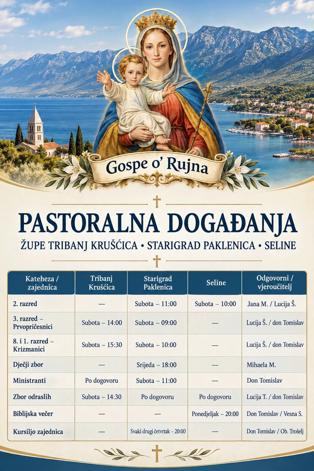 Župe Starigrad Tribanj Seline