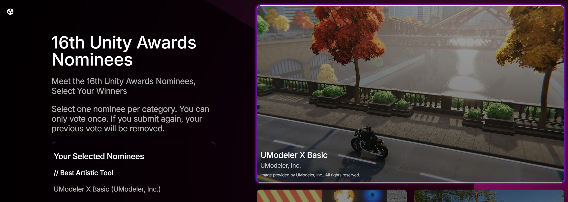 UModeler - 🚨 UModeler X Basic is Nominated for the Unity Awards 2024 ...