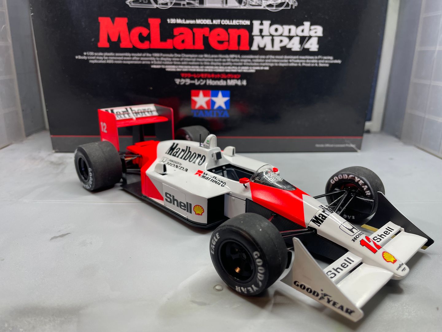 Tamiya 1/20 McLaren Honda MP4/4 model review