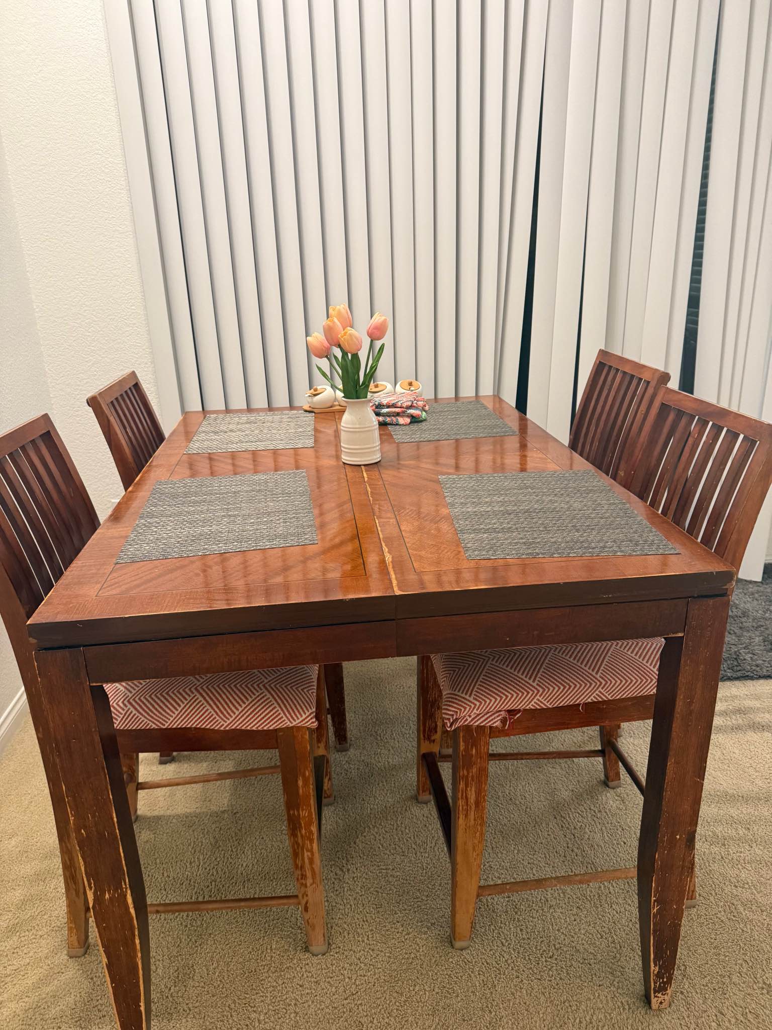 Solid Wood Dining Table Set - Dining Furniture Sets - San Jose ...