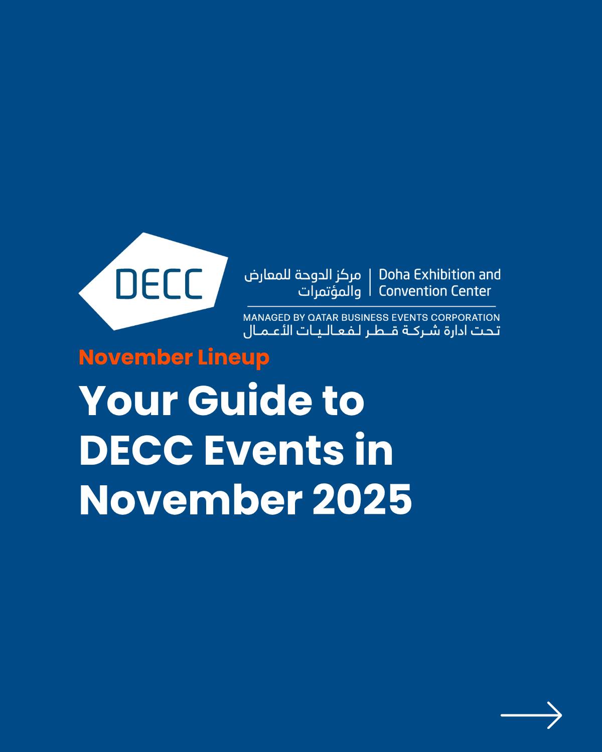 November is... - Doha Exhibition and Convention Center - DECC | Facebook