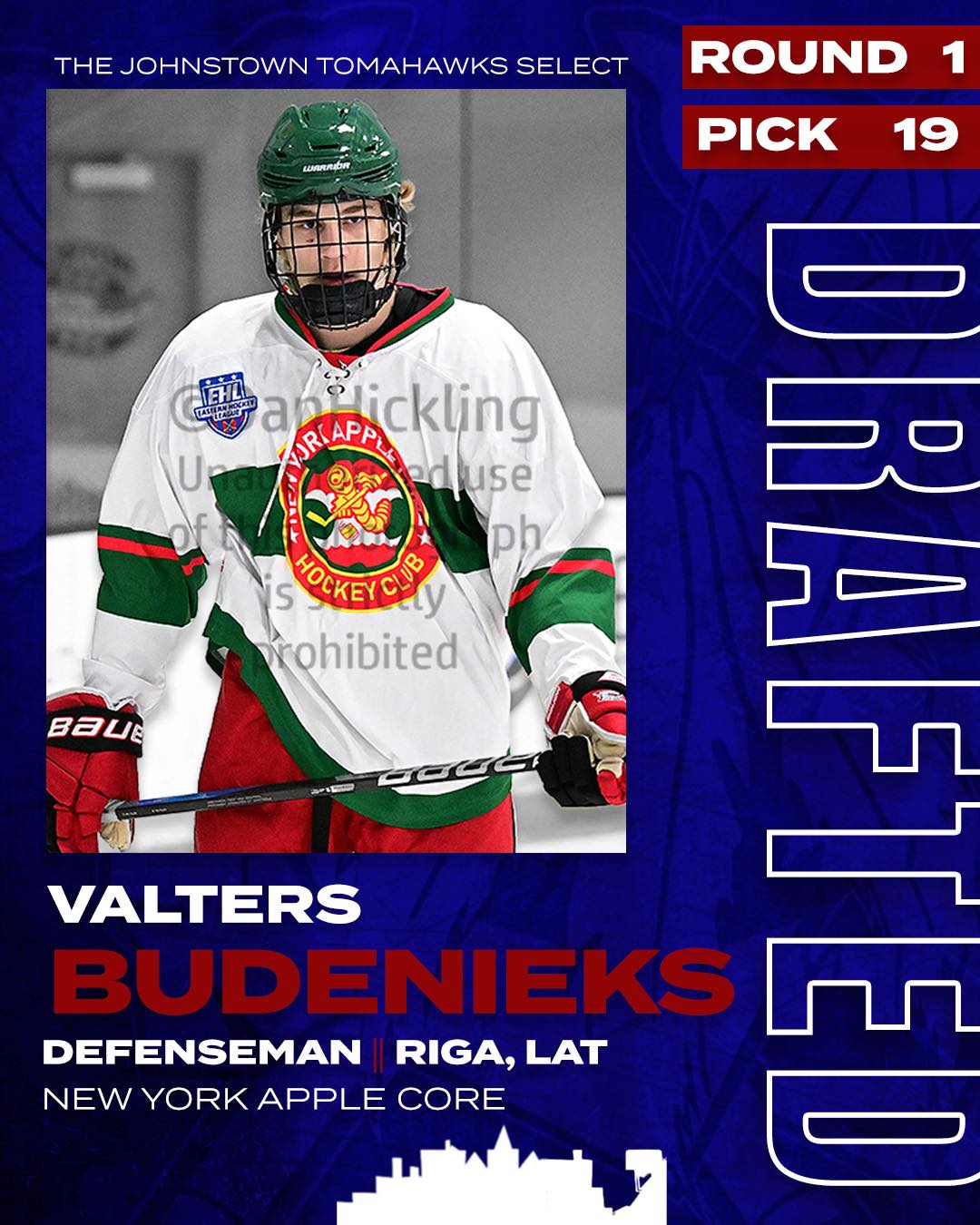 With the 19th overall pick in the... - Johnstown Tomahawks | Facebook