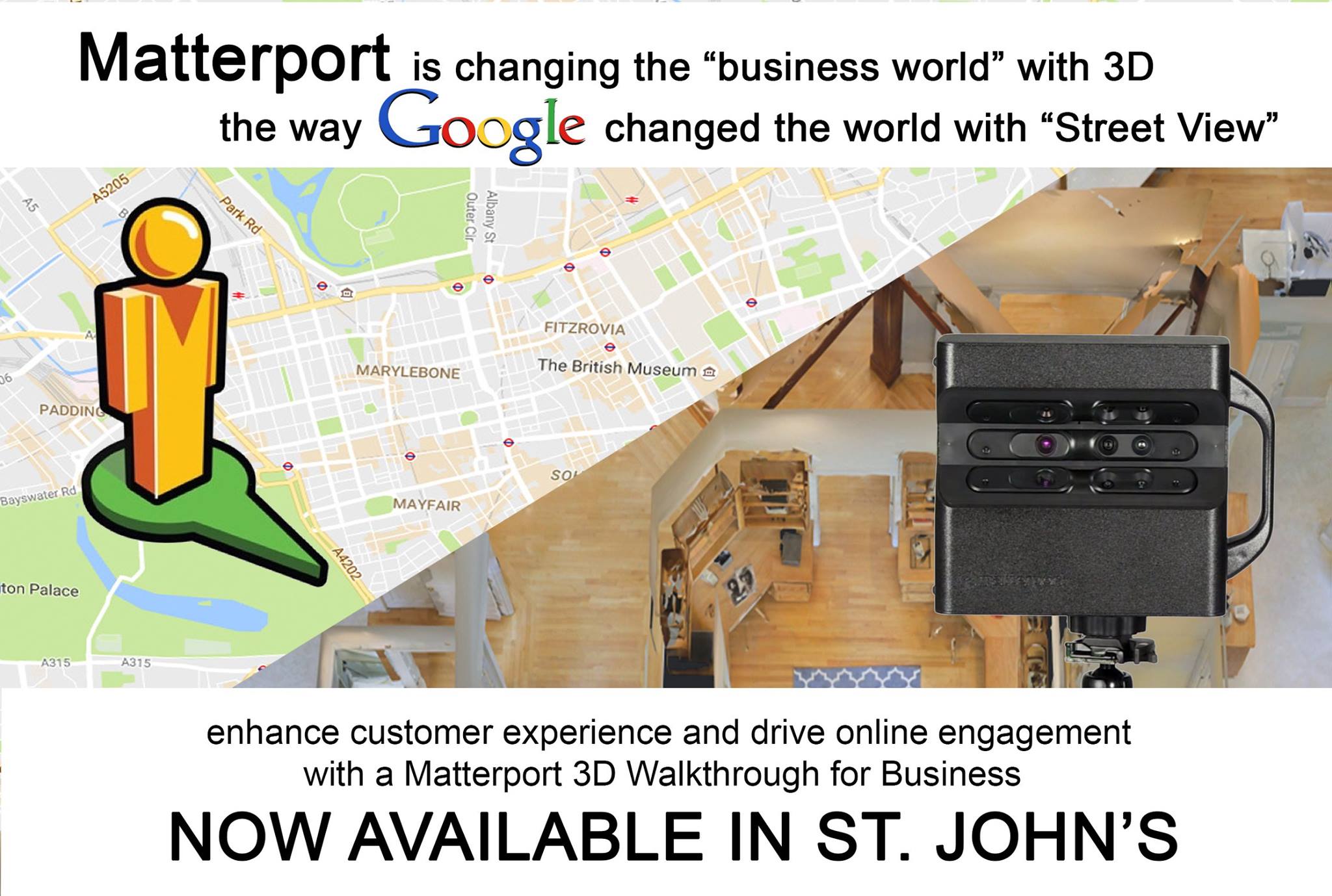 Matterport 3D Walkthroughs for business