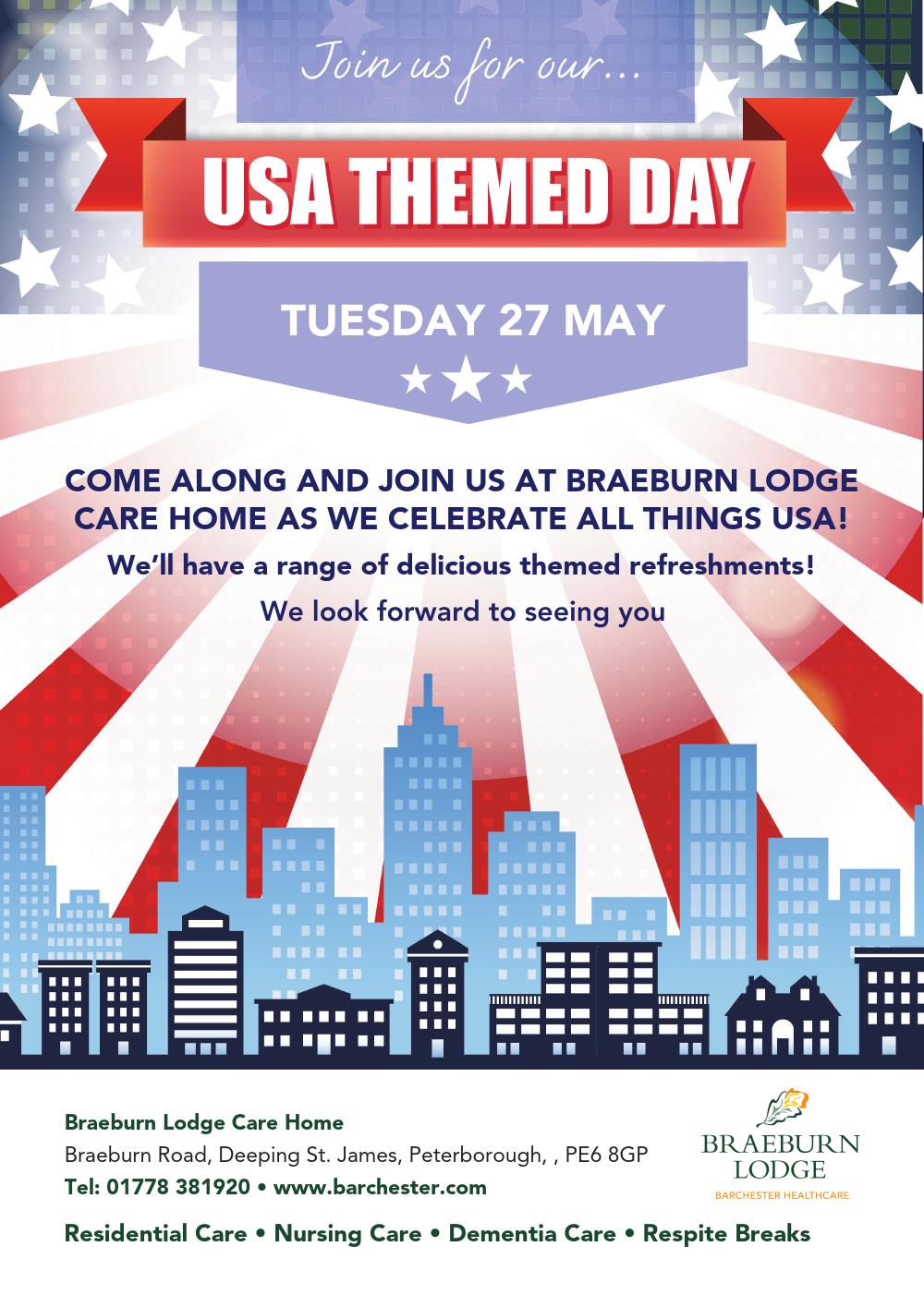 Braeburn - Join us for an all American themed lunch, with an exciting 3 ...