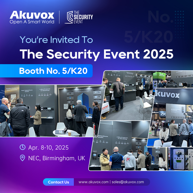 Akuvox - The Security Event 2025 is in full swing! Swing by Booth 5/K20 ...