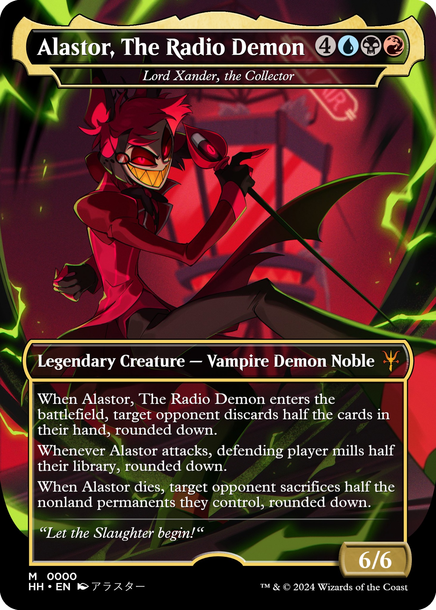 alastor mtg card Tarot – Alexael Artworks Raphael, Fiendish Savior #mtgcommander #mtgedh
