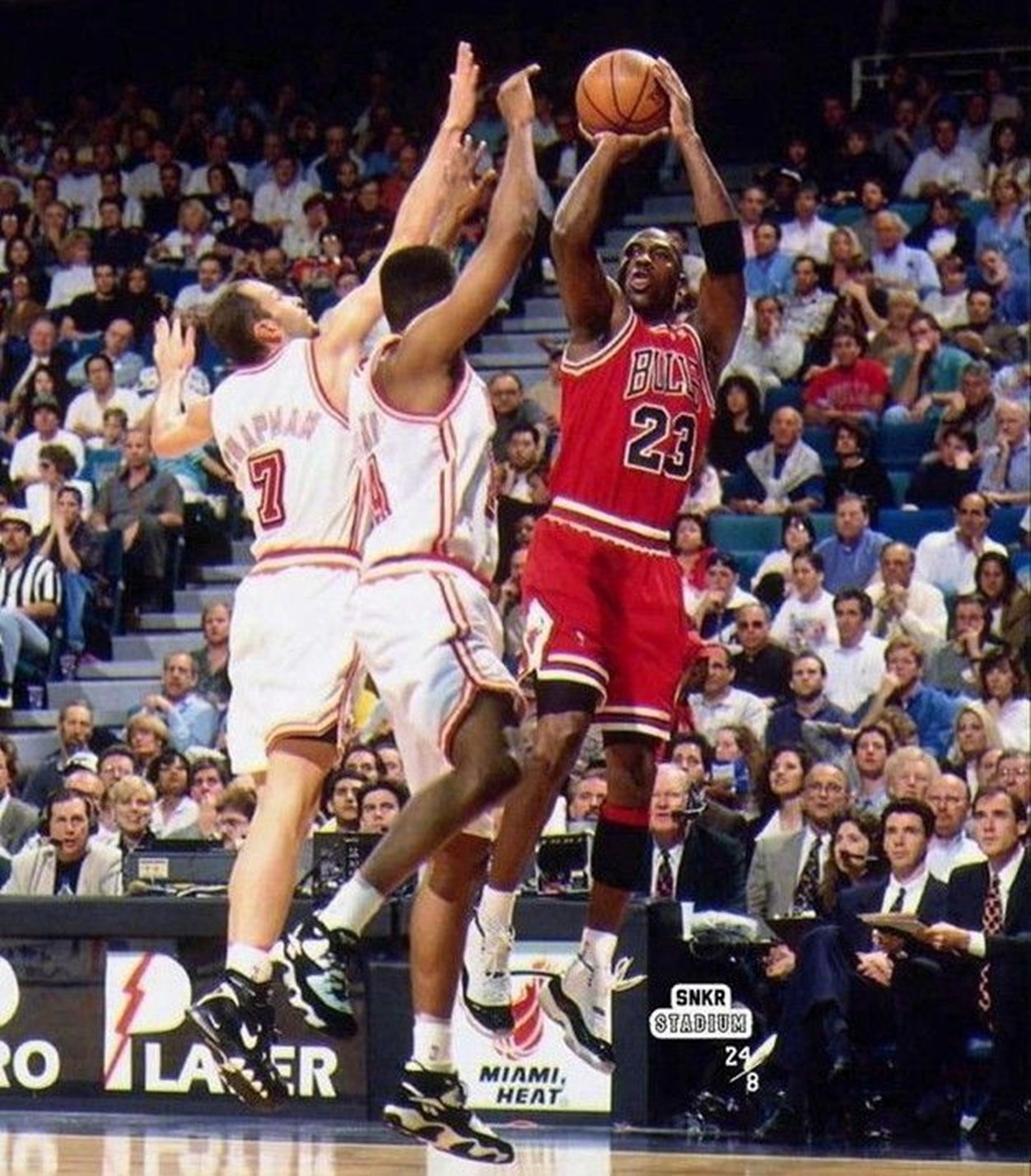 1990: NBA's greatest player Michael Jordan of the Chicago Bulls