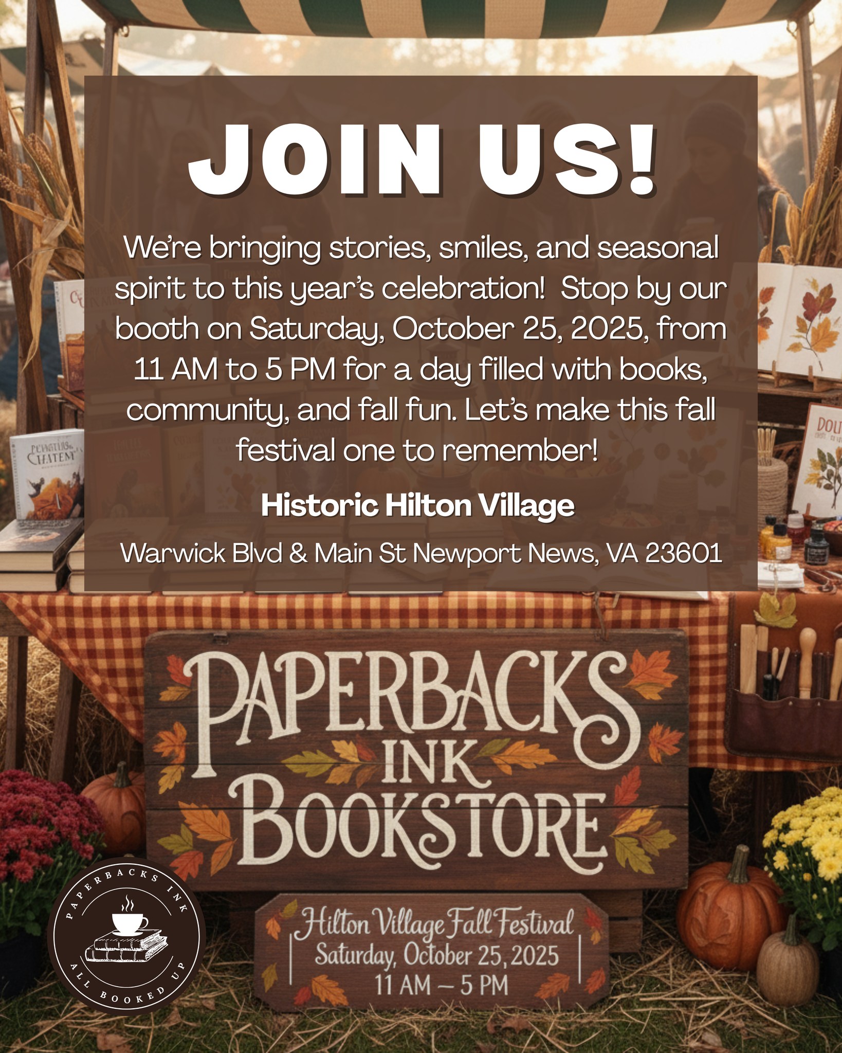 Paperbacks Ink - 🍂 We’re Falling for Books! 🍂 Get ready... | Facebook