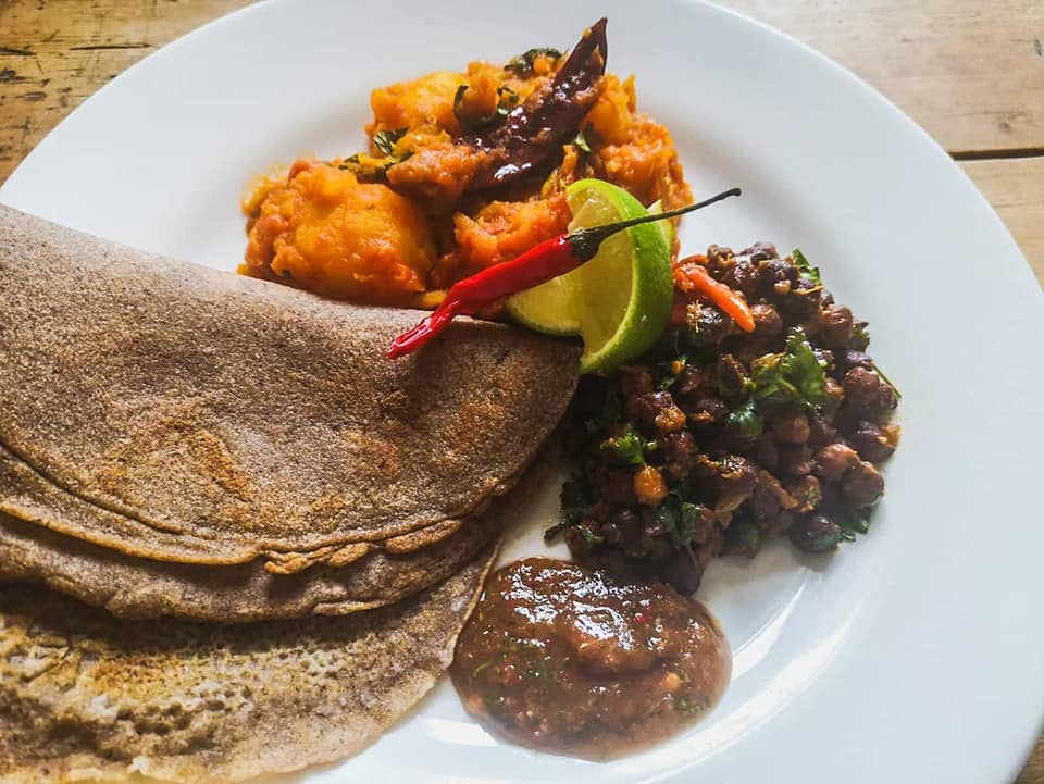 TippanTappan - Organic Kodo Ko Roti with Aloo dum, Chana... | Facebook