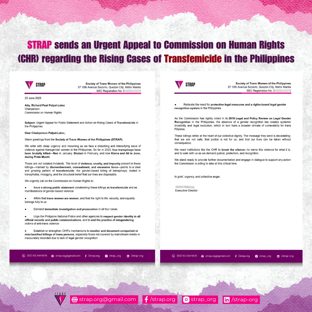STRAP - TW: Trans Violence, Killings 📢 OFFICIAL... | Facebook