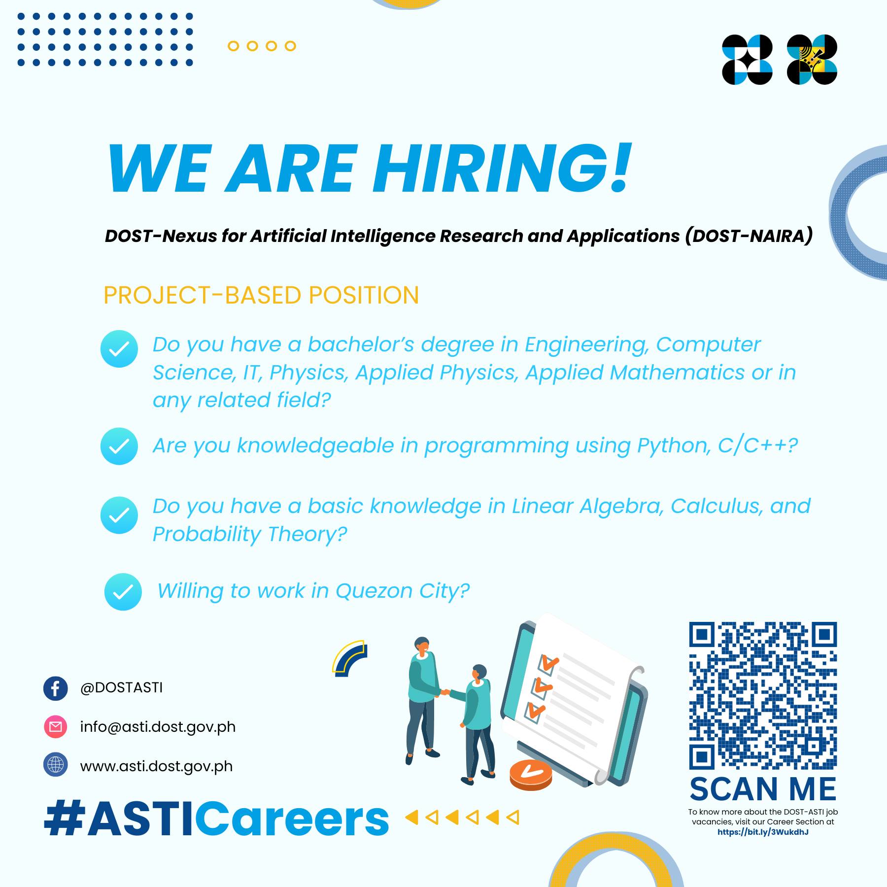 WE ARE... - DOST Advanced Science and Technology Institute | Facebook
