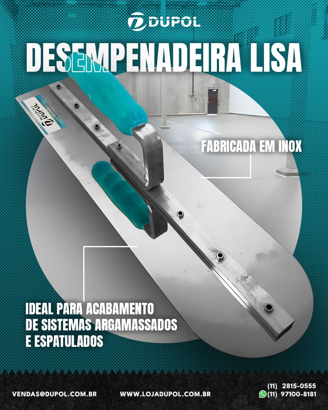 Dupol - A Desempenadeira Lisa em inox é essencial para quem busca ...