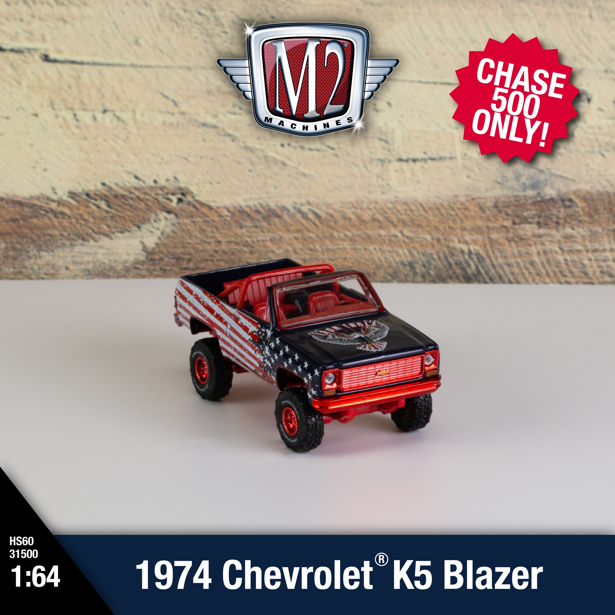 M2 Machines releases Iron Eagle 1974 Chevrolet K5 Blazer