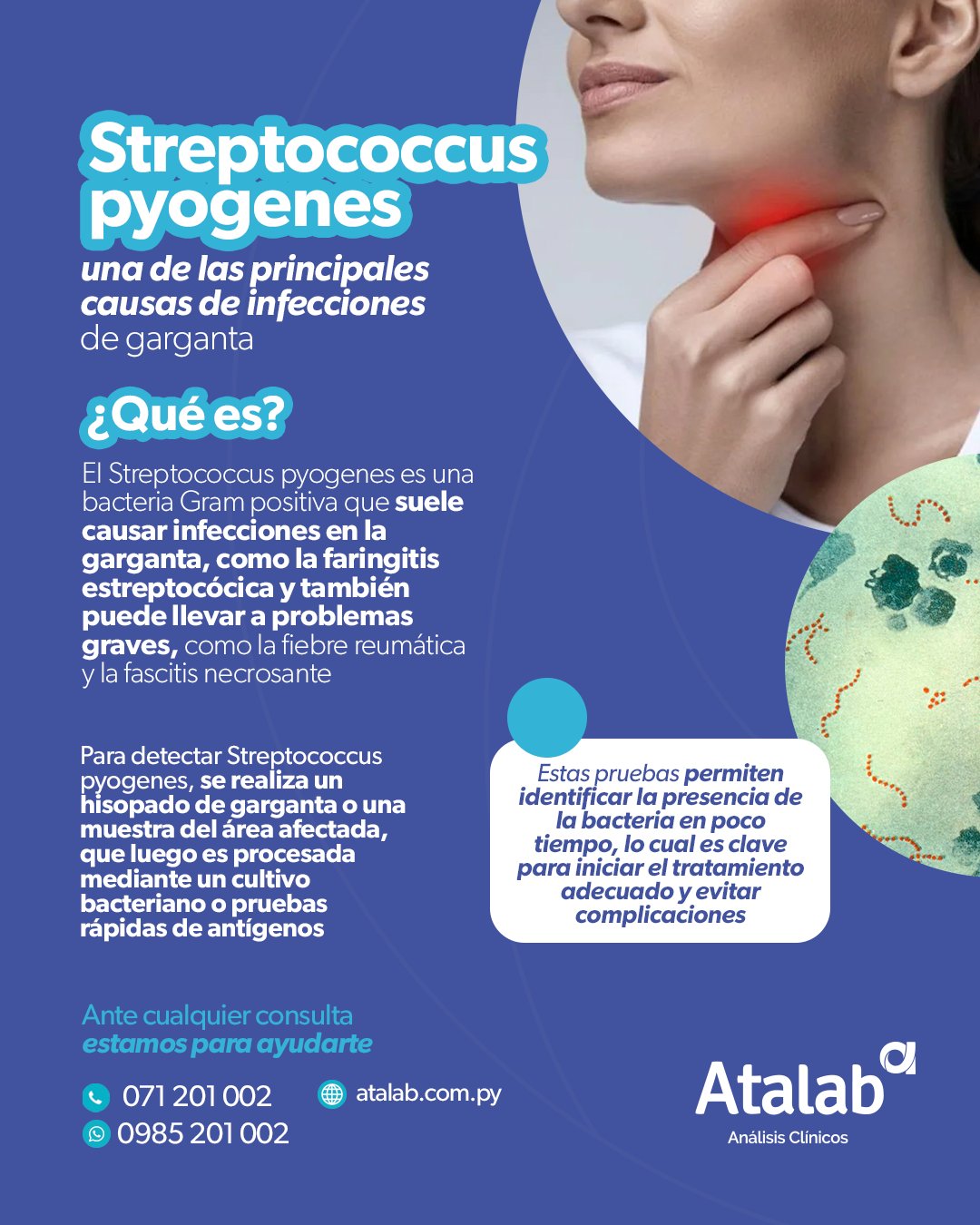 ¿Sabías qué las pruebas para... - Laboratorio Atalab