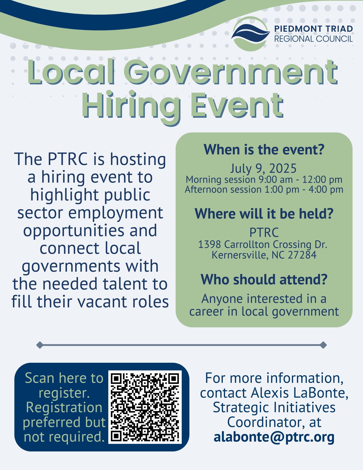 Piedmont Triad Regional... - Piedmont Triad Regional Council
