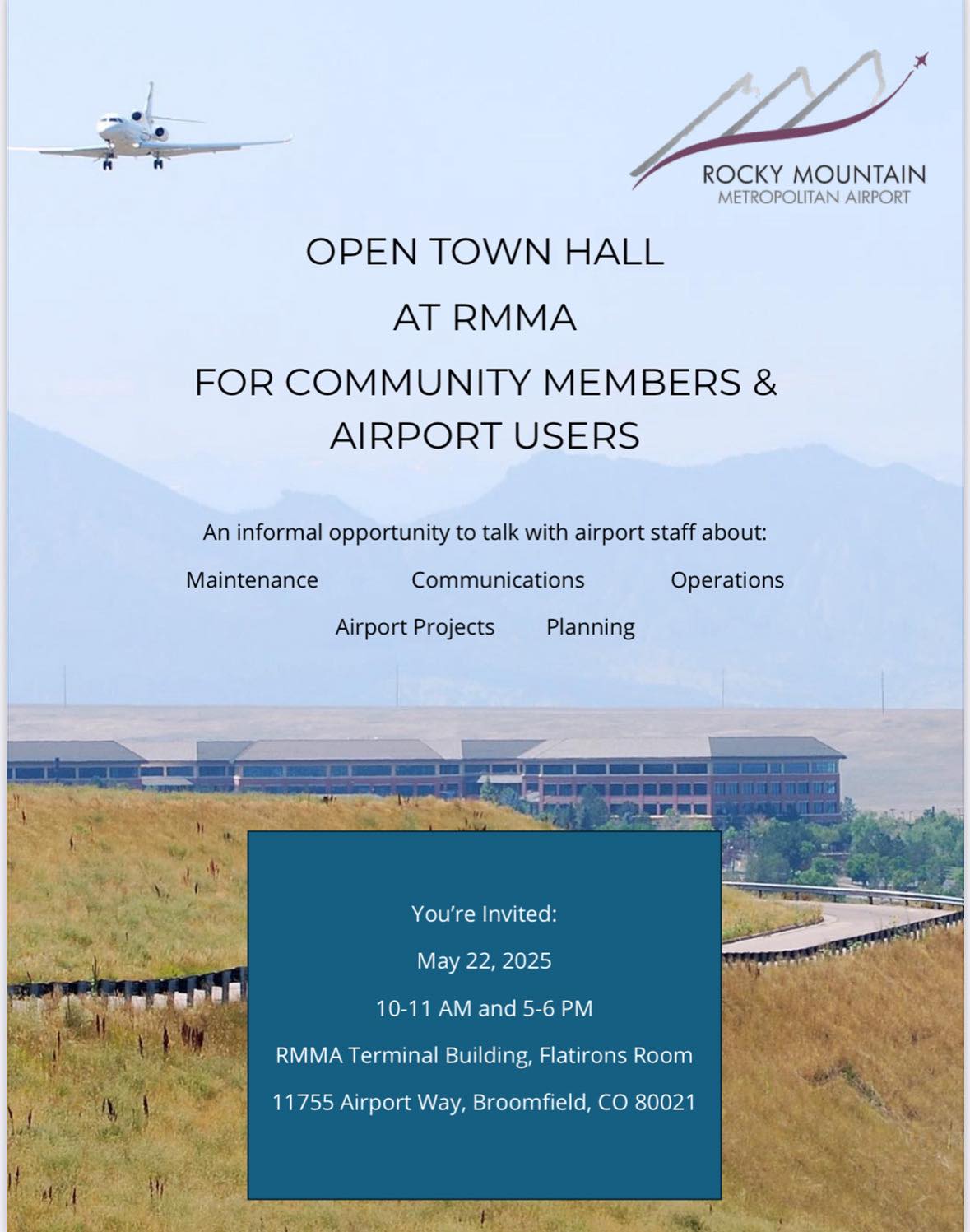 Rocky - One week from today! Join us for an informal town hall at the ...