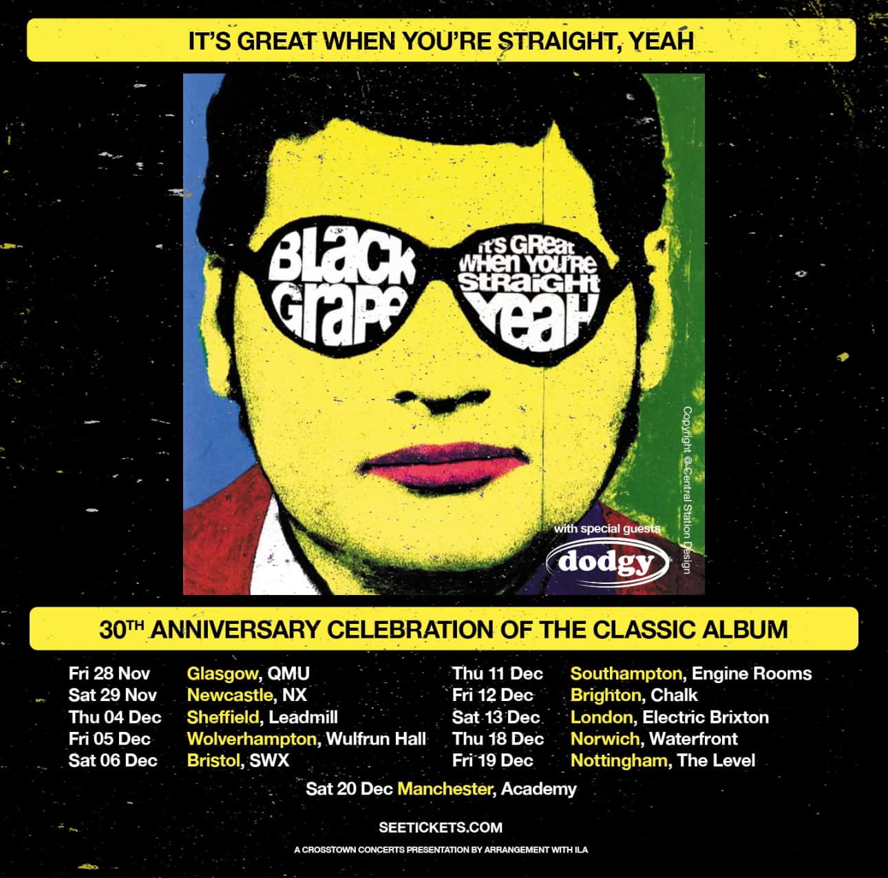 30 years ago Black Grape released the single 'Kelly's Heroes