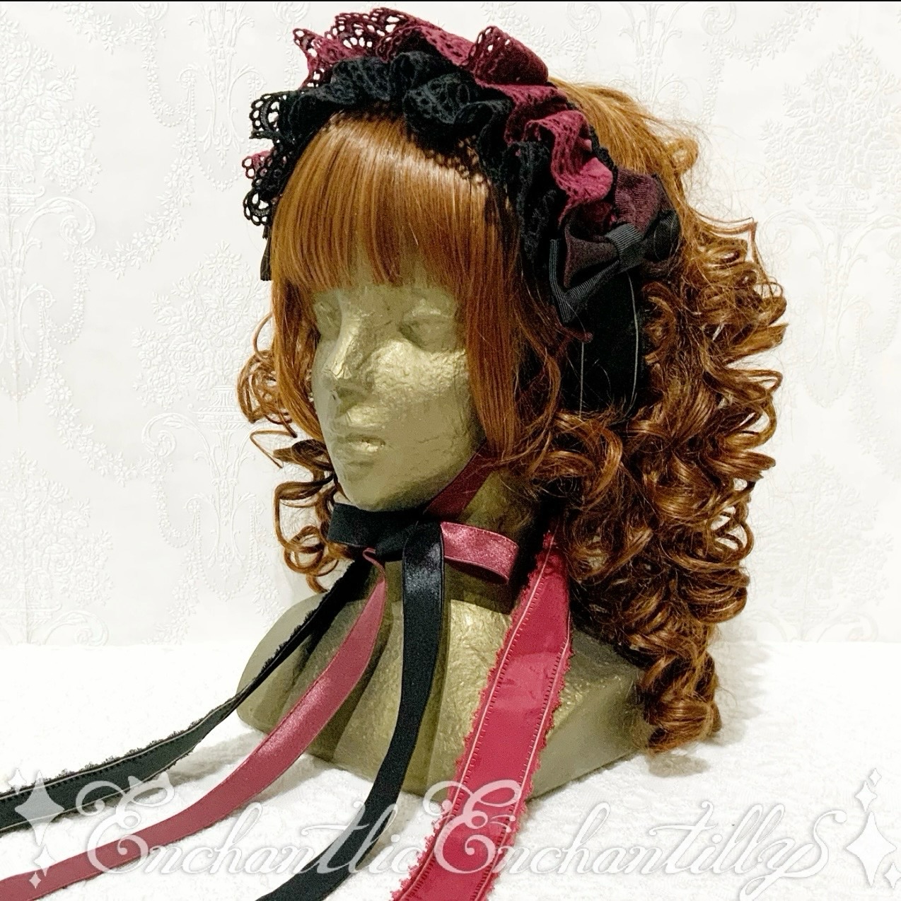 ヘッドドレス 薔薇 Innocent World イノワ 薔薇 レース ヘッドドレス