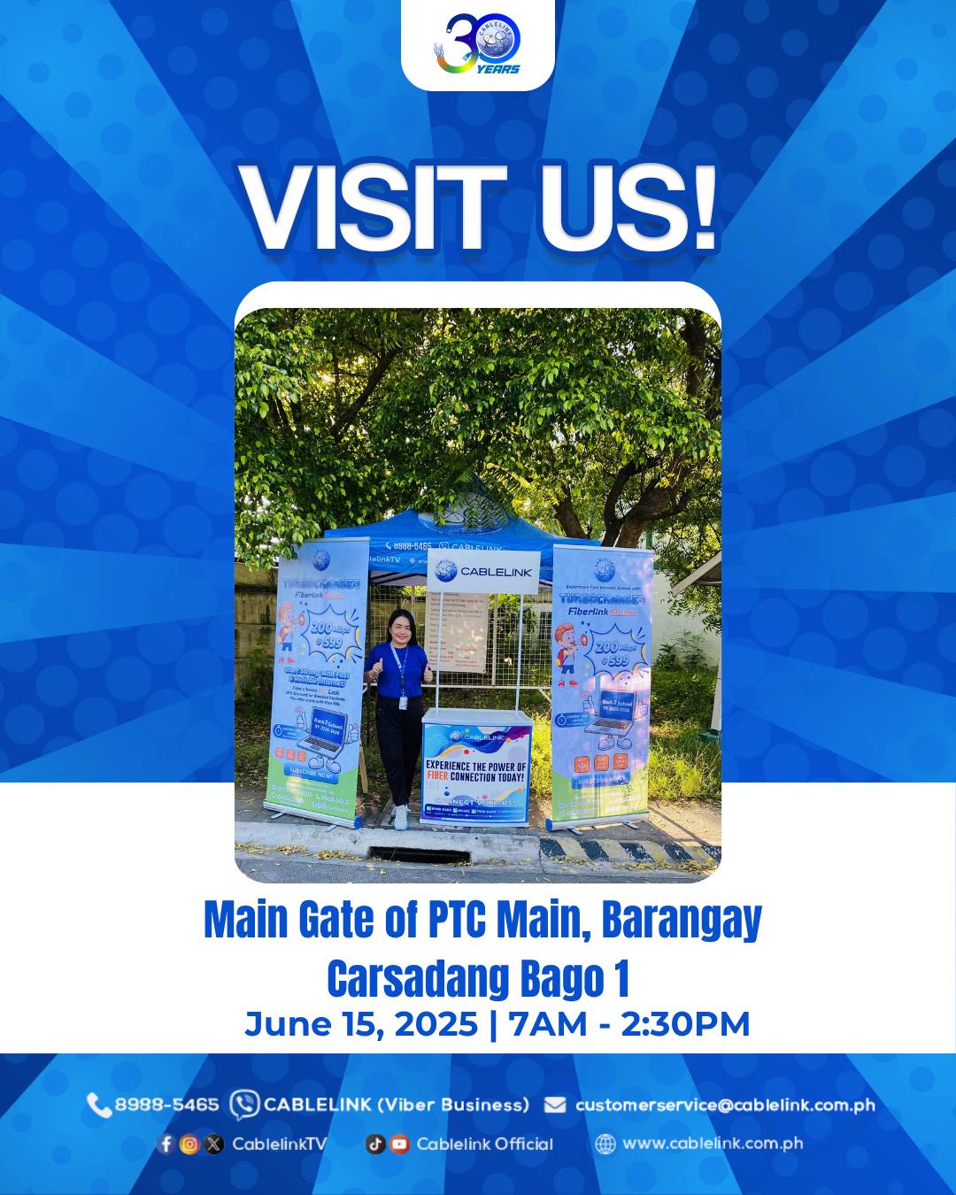 CablelinkTV - 📣 Good News, PTC MAIN RESIDENTS! Cablelink is now at your ...