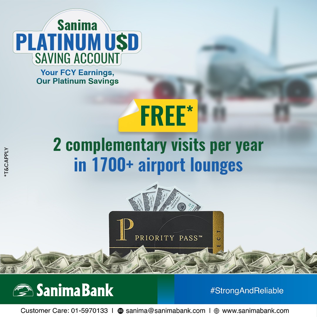 Sanima Bank - Maximize your USD savings with Priority Pass... | Facebook