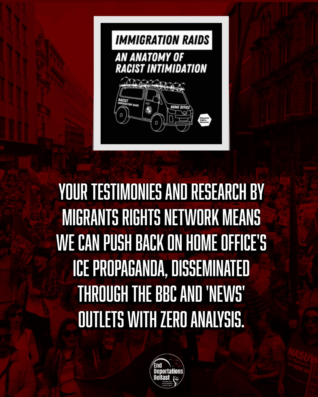 End Deportations Belfast added... - End Deportations Belfast
