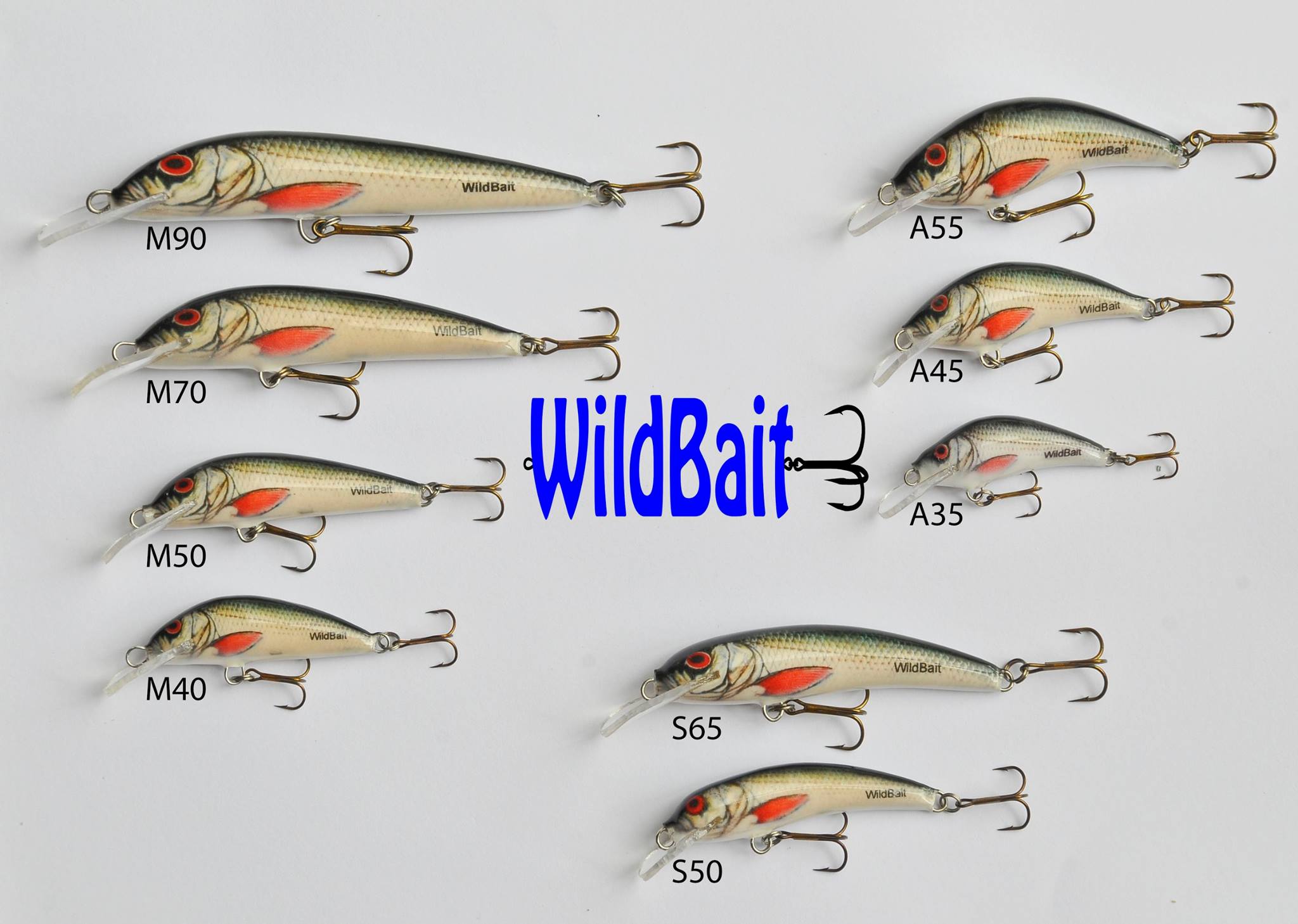 WildBait Lures - Here are the 9 Original WildBait Models, these are ...