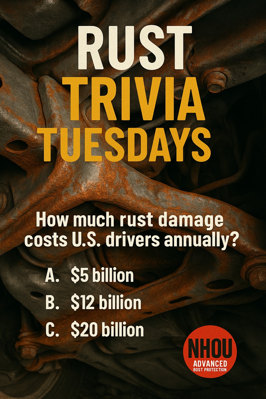 RUST TRIVIA TUESDAY! How much... - NHOU Protective Coatings | Facebook