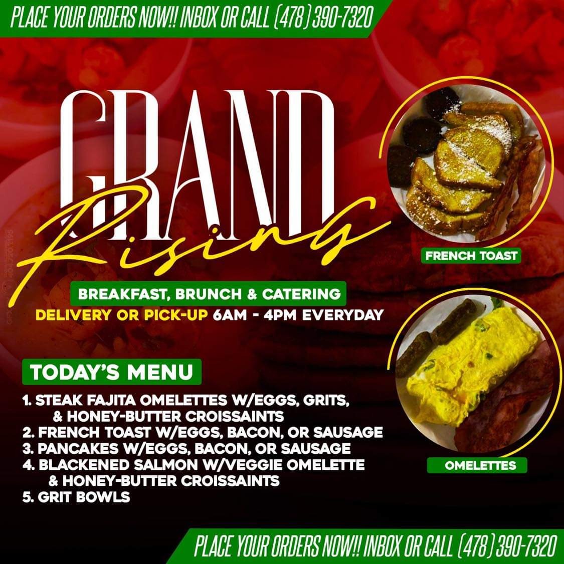 Grand Rising Breakfast Brunch & Catering | Macon GA