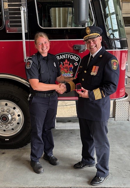 Brantford - Congratulations to Firefighter Hannah Bailey on 5 years of ...