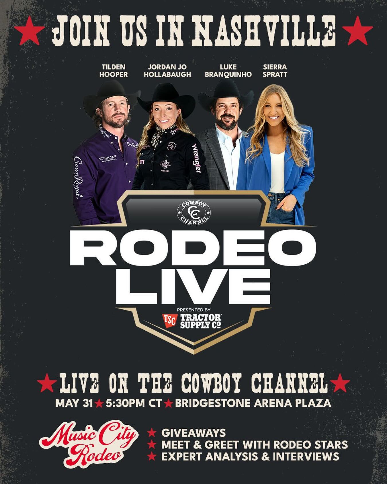 CowboyChannel - We’re back! Rodeo Live presented by Tractor Supply Co ...