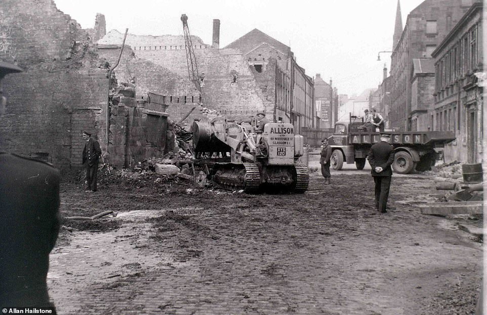 The Glasgow - The clean-up operation after the Cheapside fire in ...